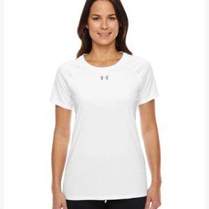 NWT UNDER ARMOUR Women's Ladies Locker Shirt White Small